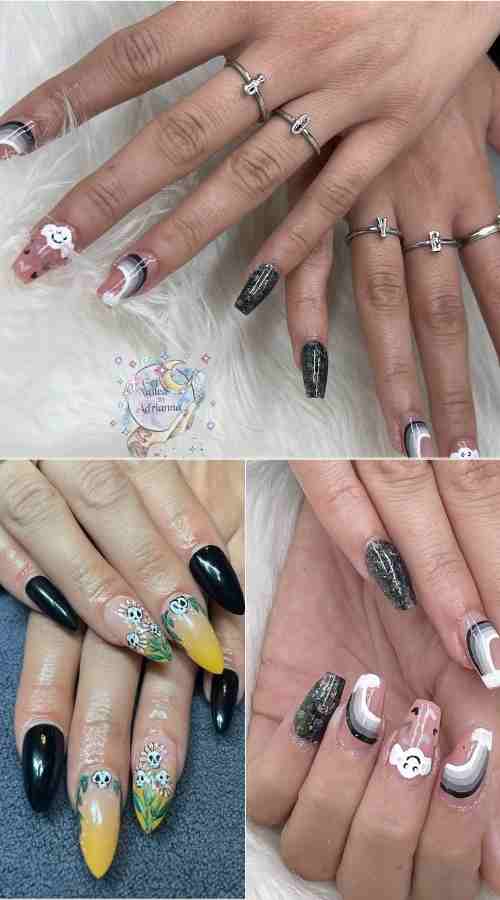 Goth Summer Nails