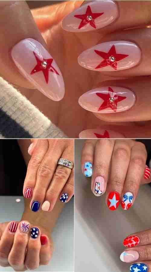 fourth of july nails