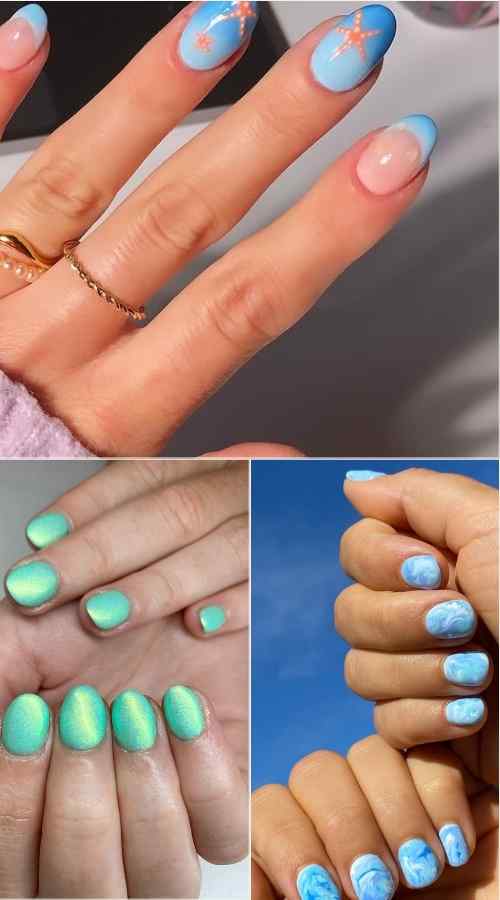 ocean vibe nails
