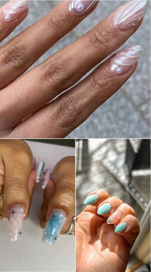 ocean vibe nails